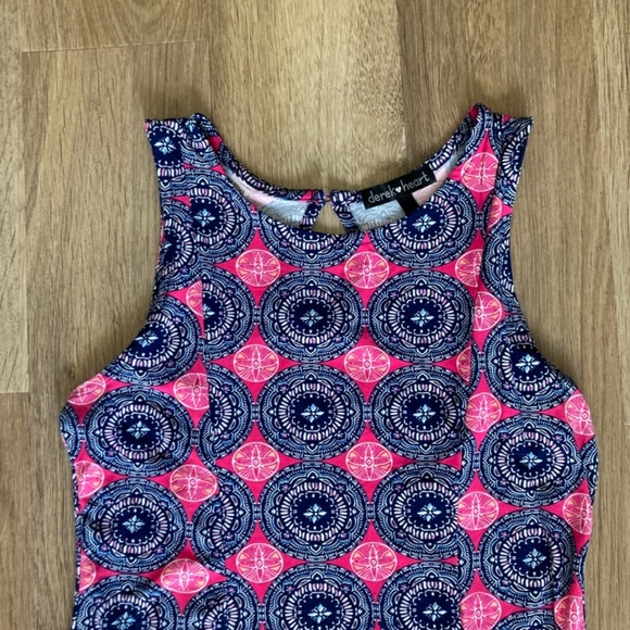 A-line High Neck Mini Dress - Like New - Picture 2 of 11